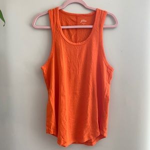 J.Crew Longline Tank / Spicy Orange / Small